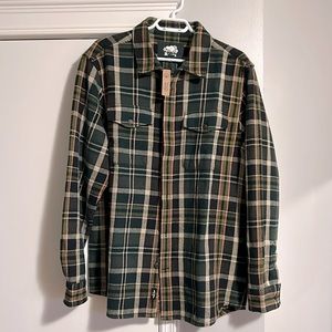 Roots Flannel Button Down Shirt